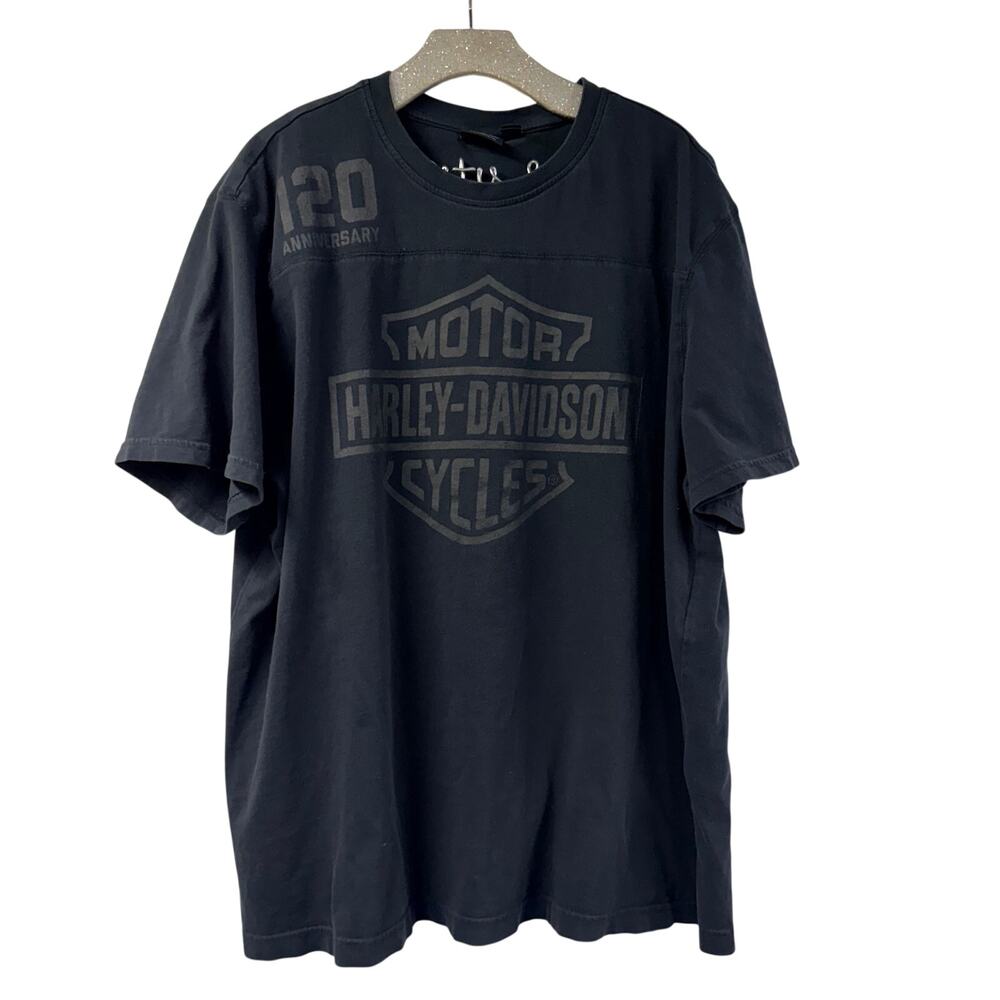 Harley Davidson Motorcycles 120 Year Anniversary T Shirt 2XL